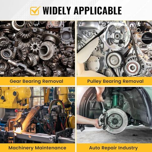 أداة سحب تروس هيدروليكية 10 طن 2 أو 3 فكي محور ساحبة 9.84 بوصة مجموعة أدوات سحب هيدروليكية الفك مع علبة أدوات سحب فاصل هيدروليكي مع علبة لدوارات محور عمود السيرة الذاتية in Kuwait