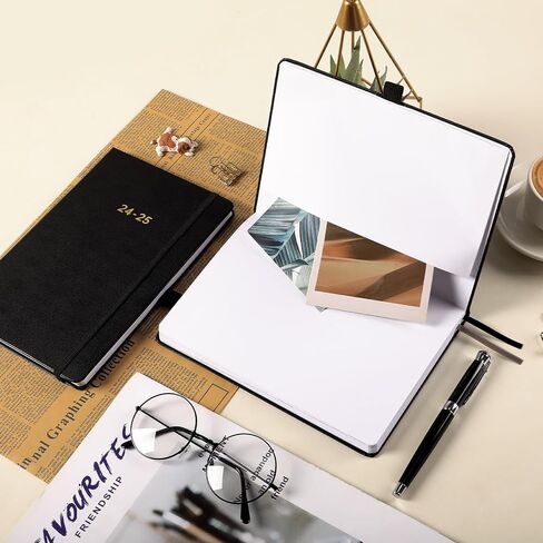 2024-2025 Planner - Planner 2024-2025, Jul.2024 - Jun.2025, 8.25" x 5.75", 2024-2025 Planner Weekly & Monthly with Tabs, Holidays, Daily Organizer - Classic Black in Kuwait