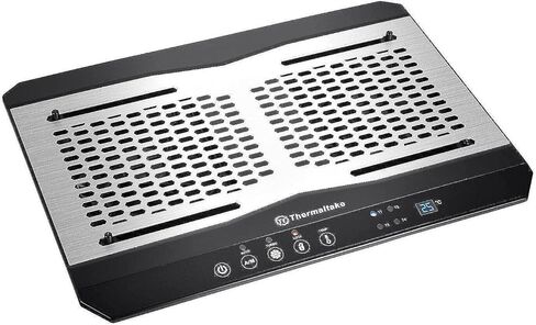 Thermaltake Massive TM Aluminum Panel Dual 120mm Fans Adjustable Temperature Sensor 10"-17" Laptop Notebook Cooling Pad CL-N002-PL12BL-A in Kuwait