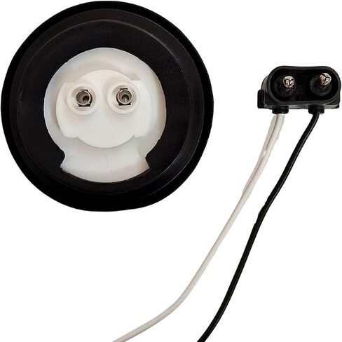 2 × 2.5 مجموعة مصابيح LED حمراء مستديرة للتخليص الجانبي 13 صمام ثنائي LED عدسة شفافة جروميت سلك ضفيرة شاحنة فائدة مقطورة RV UTE UTV جرار فلوش جبل مقاوم للماء 12 فولت مختوم in Kuwait