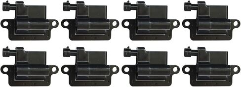8 Pack UF271 Ignition Coil Square Spark Plug Wire Compatible with Silverado/Sierra 1500 2500 3500 Compatible with Yukon XL 1500 2500 1999-2007 4.8L 5.3L 6.0L 19299585 19299585 in Saudi Arabia