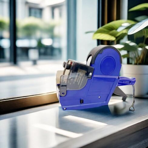 ملصق مسدس سعر مكون من 20 رقمًا مع 1800 ملصق أبيض و3 بكرات حبر، وملصقات تسعير رمز التاريخ، وآلة ختم العلامات للبيع بالتجزئة في ساحة المرآب، وأداة توزيع ملصقات الملابس (PRO) in Kuwait