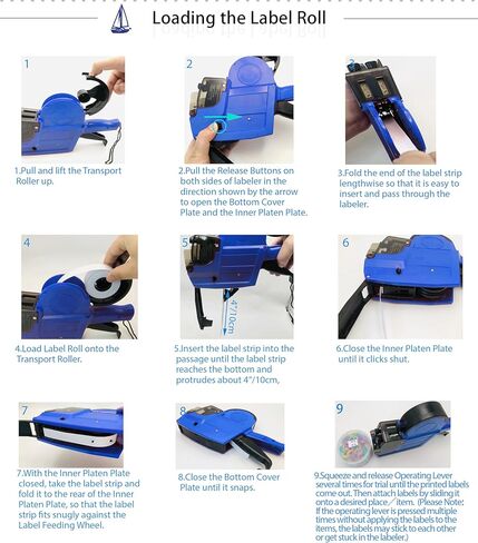 ملصق مسدس سعر مكون من 20 رقمًا مع 1800 ملصق أبيض و3 بكرات حبر، وملصقات تسعير رمز التاريخ، وآلة ختم العلامات للبيع بالتجزئة في ساحة المرآب، وأداة توزيع ملصقات الملابس (PRO) in Kuwait