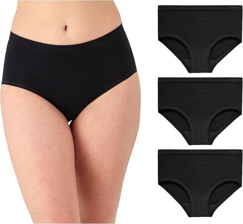 Maidenform M Bikini, Mid-Rise Hipster Panty, Seamless Underwear for Women, 3-Pack in Saudi Arabia
