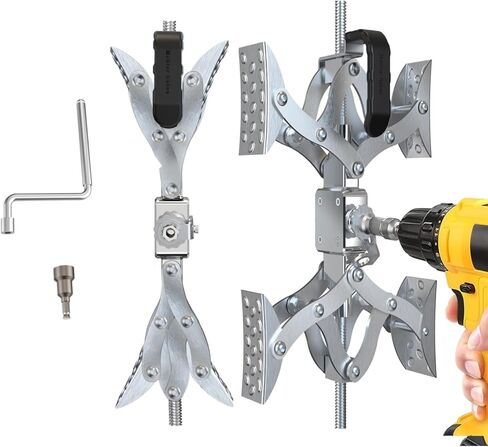 2024 مثبت عجلة الساندة فائق السرعة على شكل حرف X 【السماح بضبط المثقاب】مثبت عجلة العربة المثبت على شكل حرف X مقص شوكة لمقطورات السفر وملحقات RV- مجموعتان in Kuwait