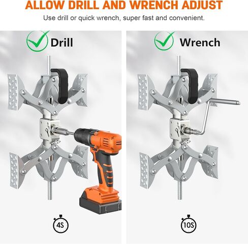 2024 مثبت عجلة الساندة فائق السرعة على شكل حرف X 【السماح بضبط المثقاب】مثبت عجلة العربة المثبت على شكل حرف X مقص شوكة لمقطورات السفر وملحقات RV- مجموعتان in Kuwait