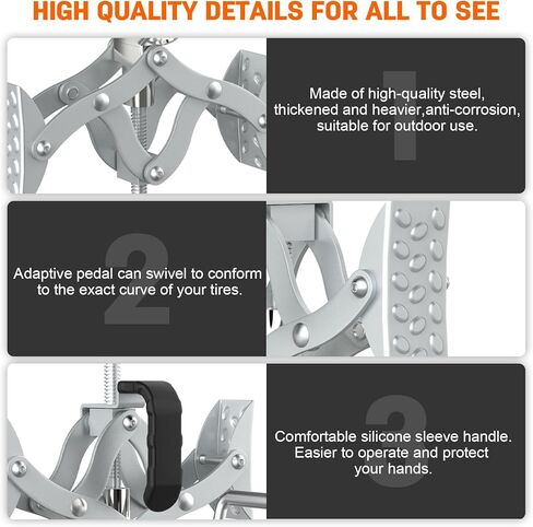 2024 مثبت عجلة الساندة فائق السرعة على شكل حرف X 【السماح بضبط المثقاب】مثبت عجلة العربة المثبت على شكل حرف X مقص شوكة لمقطورات السفر وملحقات RV- مجموعتان in Kuwait