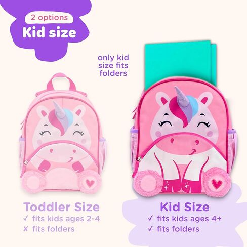 Move2Play, Unicorn Kids Backpack | Kids Size | Back to School | Elementary School, Kindergarten Book Bag | Designed for Boys & Girls Ages 4+ Year Olds in Kuwait
