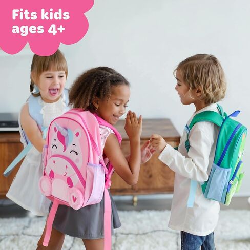 Move2Play, Unicorn Kids Backpack | Kids Size | Back to School | Elementary School, Kindergarten Book Bag | Designed for Boys & Girls Ages 4+ Year Olds in Kuwait