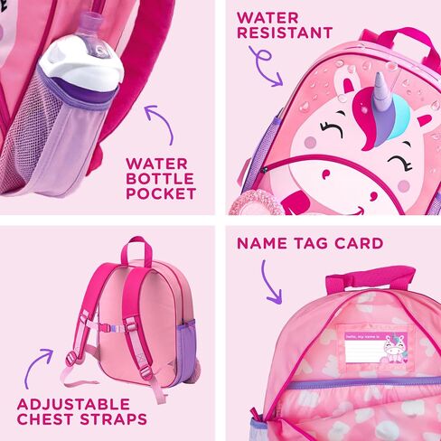 Move2Play, Unicorn Kids Backpack | Kids Size | Back to School | Elementary School, Kindergarten Book Bag | Designed for Boys & Girls Ages 4+ Year Olds in Kuwait