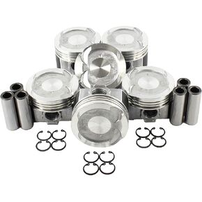DNJ P952 Piston Set for 1998-2005 / Lexus, Toyota / GS300, IS300, SC300, Supra / 3.0L / DOHC / L6 / 24V / 2997cc / 2JZGE