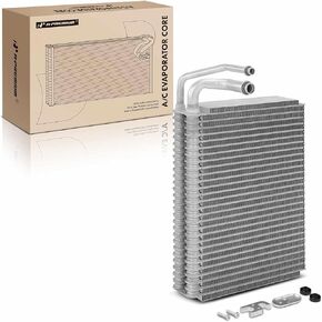 A-Premium Front A/C Evaporator Core Compatible with Chrysler 300 2005-2010 & Dodge Challenger 2008-2010, Charger 2006-2010, Magnum 2005-2008, with Pressing Plate