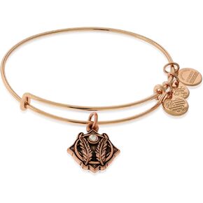 سوار Godspeed II ROG للسيدات من Alex and Ani، ذهبي وردي لامع، قابل للتوسيع