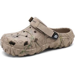 Men's Clogs Athletic Sports Outdoor Sandals Water Beach Shoes Slippers Sandals Lightweight Comfortable Breathable with Adjustable Back Strap - River Edge