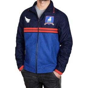 Mens Ted Jason Sudeikis Track Suit Jacket Football Coach Costume Lightweight Jacket