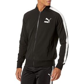 PUMA Men's Iconic T7 Track Jacket, Black, S