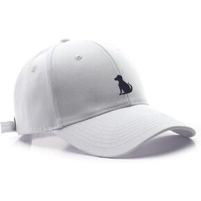 Dog Embroidered logo Graphic Cap Standard Adult Chill Cap-Adjustable Baseball Hat for Men and Women, One Size
