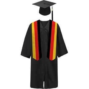 ألمانيا العلم التخرج وشاح/سرق/وشاح 180X13 سنتيمتر مزدوج الوجهين للدراسة على متن الطلاب الدوليين التخرج الديكور العنصر هدية in Kuwait