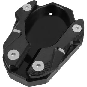 Kickstand Enlarger Pad Foot Side Parking Stand Extension Plate Replacement for Kawasaki Ninja ZX-4RR ZX-4R 2023+/ for Z400 Ninja 400 500 Z400 Z500 ZX-25R/SE(Titanium)