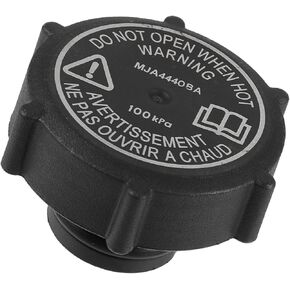 Motoforti Car Radiator Coolant Reservoir Expansion Tank Cap, Coolant Recovery Bottle Cover, for Jaguar X-Type 2.5L 2002-2005, Plastic, No.MJA4440BA, Black