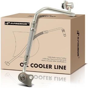 A-Premium Turbocharger Oil Feed Line Compatible with BMW 320i, 320i xDrive, 328i, 328i GT xDrive, X5, 528i, 528i xDrive, X3, 428i, 428i Gran Coupe, 428i xDrive, X1, 228i, 228i xDrive, X4, Outlet