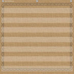 Teacher Created Resources Burlap 7 Pocket Chart (28" x 28") - 20837