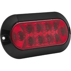 Maxxima 6" Oval Red Back-Up Lamp for Trucks and Heavy Duty