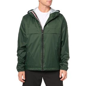 Tommy Hilfiger Men's Simple Hooded Rain Jacket