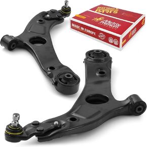 Made in Europe - Metrix Premium Front Left & Right Lower Control Arm and Ball Joint Assembly RK621592 & RK622363 Fits Hyundai Sonata, Hyundai Azera, Kia Optima