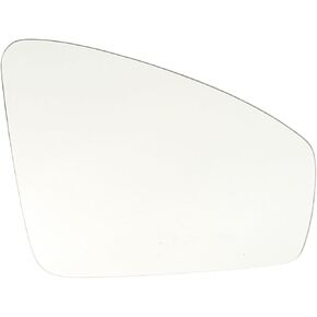 Left Driver Side Mirror Glass Heated w/Blind Spot Without Auto Dimming Compatible with for VW Tiguan 2018-2023 Left Side View Mirror Replacement Glass (Blind Spot Left Driver Side)