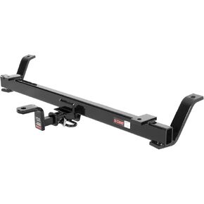 CURT 110413 Class 1 Trailer Hitch with Ball Mount, 1-1/4-In Receiver, Fits Select Ford Mustang