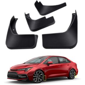 Mud Flaps Kit for 2024 Toyota Corolla Sedan 2020-2023 Mud Splash Guard Fender Front and Rear 4-PC Set