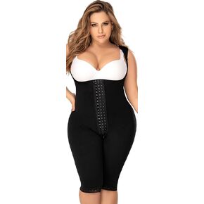 womens F506x Cross Back Support Knee Length ShapewearShapewear