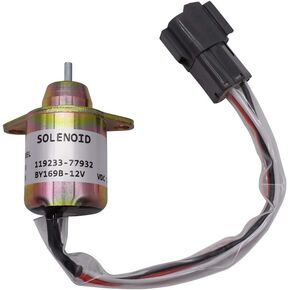 Fuel Shut Off Solenoid 119233-77932 for Yanmar 1503ES-12S5SUC12S Woodward M810324 John Deere