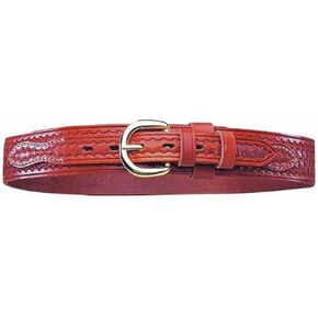 Bianchi B4 Ranger™ Belt, 1.75" Width, Basket Weave Tan Finish, Chrome Buckle, SZ32