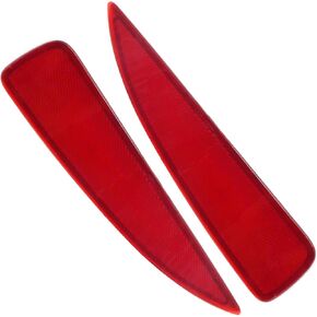 52164-52100 Pair Rear Bumper Reflector Replacement for Toyota Yaris 2012-2014 Driver and Passenger Side Certified for TO1184103 TO1185103 | 52163-52100