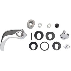 TRQ Locking Vent Window Handle Chrome Kit Right Compatible with Chevy GMC Blazer Jimmy Suburban
