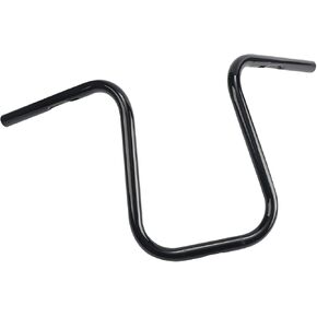 12'' Rise 1'' Ape Hanger Handlebars Universal Custom Handlebar Fit Harey Sportster Dyna Softail Universal Gloss Black