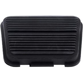 United Pacific C677210 Deluxe Curved Rubber Brake/Clutch Pedal Pad for 1967-72 Chevy & GMC Truck, All Rubber, Grippy Traction – ONE Pedal Pad