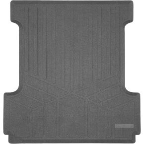 SMARTLINER K0167 Truck Rugged Rubber Bed Liner Mat for 2015-2022 Ford F150 SuperCrew Cab F-150 Black
