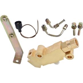 Disc Brake Proportioning Valve with 9/16 1/2 Lines and Bracket 172-2187 172-2174 172-1364 PV4 Combination Replacement for Buick Chevrolet Pontiac 1964-1972 172-1363 172-2215 172-1350