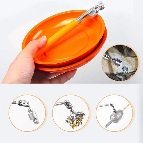 علبة الأجزاء المغناطيسية لبراغي المقبس والأجزاء المعدنية، مغناطيس قوي للغاية، حامل صينية مغناطيسي سميك in Kuwait