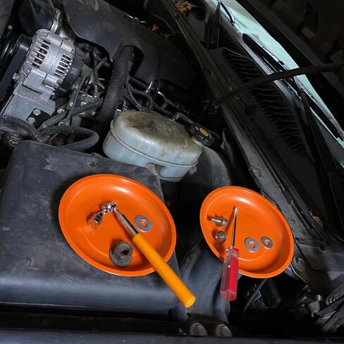 علبة الأجزاء المغناطيسية لبراغي المقبس والأجزاء المعدنية، مغناطيس قوي للغاية، حامل صينية مغناطيسي سميك in Kuwait