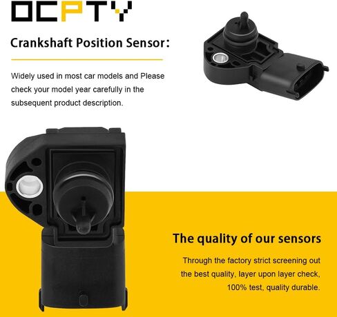 OCPTY Fuel Injection Pressure Sensor fit for 2001-2009 for Volvo S60,2004-2006 for Volvo S80,2001-2007 for Volvo V70,03-2007 for Volvo XC70,2005-06 for Volvo XC90 31272732 Fuel Rail Pressure Sensor in Saudi Arabia