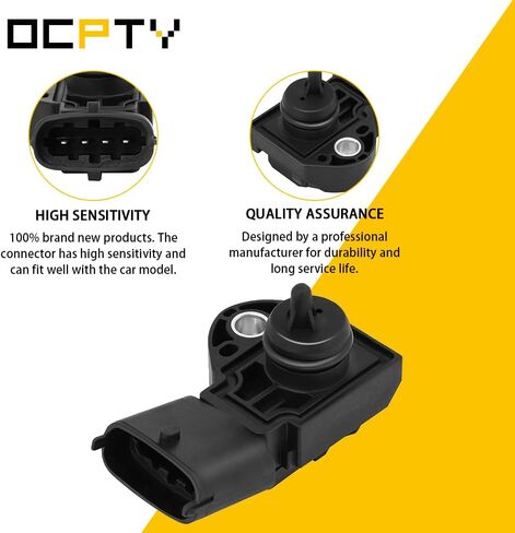 OCPTY Fuel Injection Pressure Sensor fit for 2001-2009 for Volvo S60,2004-2006 for Volvo S80,2001-2007 for Volvo V70,03-2007 for Volvo XC70,2005-06 for Volvo XC90 31272732 Fuel Rail Pressure Sensor in Saudi Arabia