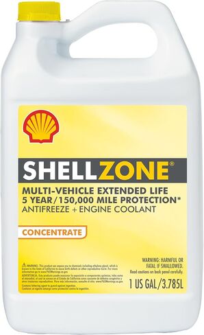 مانع التجمد المخفف مسبقًا بنسبة 50/50 من Shellzone + سائل التبريد (1 جالون، علبة مكونة من 6 عبوات) in Saudi Arabia