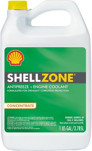 مانع التجمد المخفف مسبقًا بنسبة 50/50 من Shellzone + سائل التبريد (1 جالون، علبة مكونة من 6 عبوات) in Saudi Arabia
