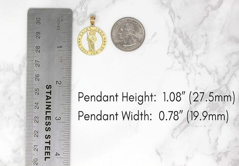 10k Gold Saint Jude Pray For Us Charm Pendant in Saudi Arabia