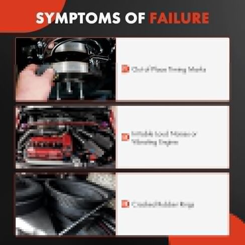 بكرة العمود المرفقي المتوازن للمحرك الممتاز متوافقة مع تويوتا كامري 2010-2011 4Cyl 2.5L، استبدال # 1347036020، 134700V010 in Saudi Arabia