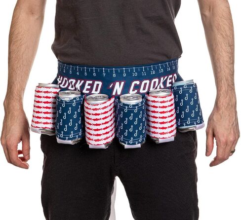 Calhoun Unisex Funny Fishing Themed Novelty Beverage Holder Party Beer Belt in Saudi Arabia